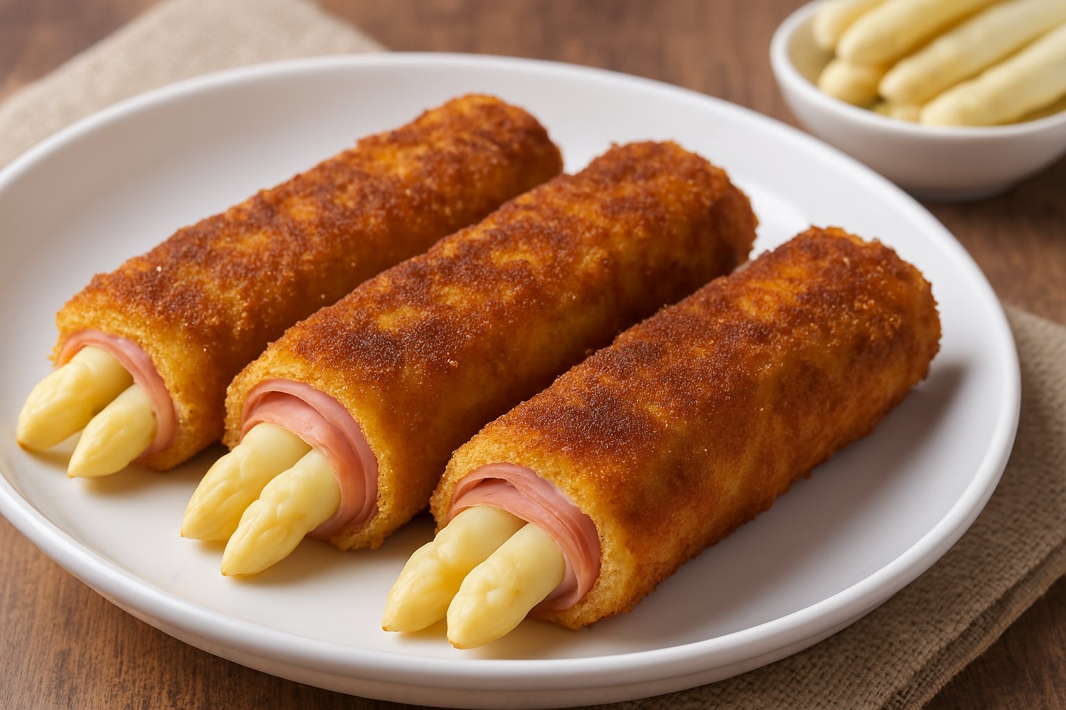 panierter spargel