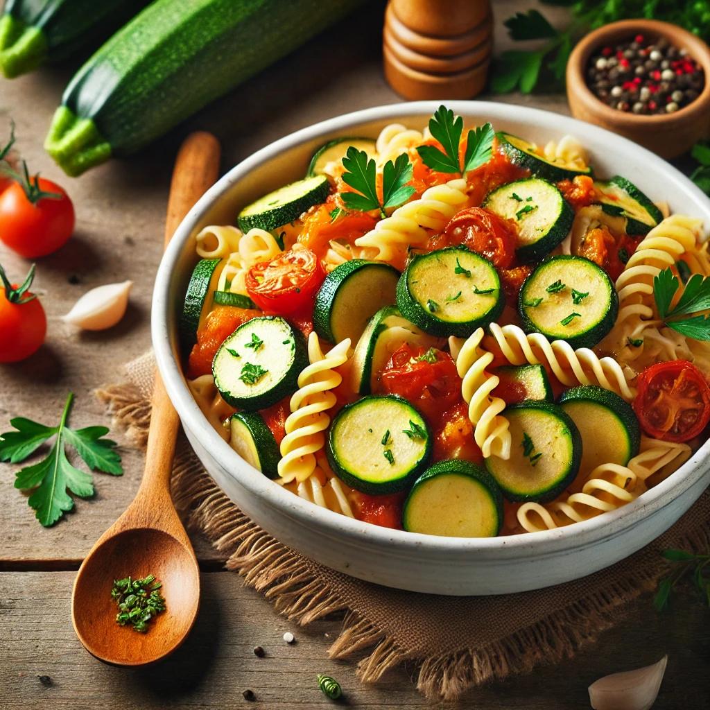 Schnelle Zucchini-Nudel-Pfanne (Beispielbild)